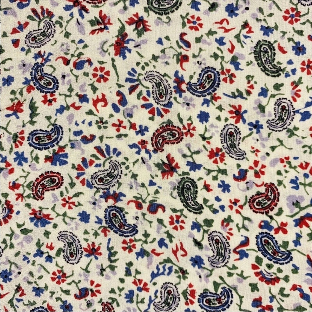 DOEN Pietra Dress — Cream Saint Claude Paisley | Size Medium EUC - Picture 3 of 7